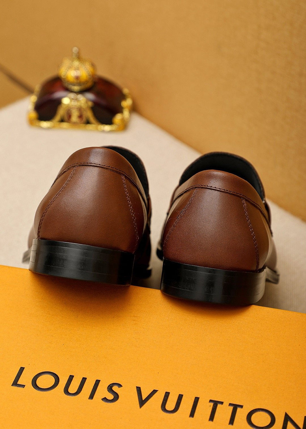 Louis Vuitton Embossed Buckle Loafers - Silver-Tone Vamp Hardware