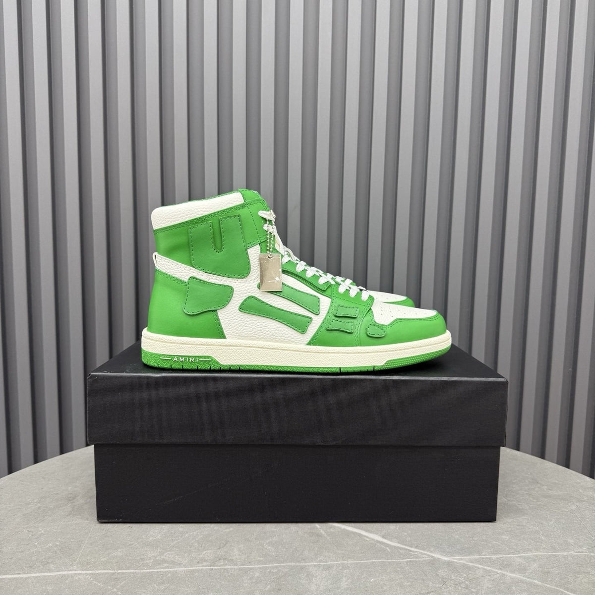 Amiri Two-Tone High-Top Sneakers