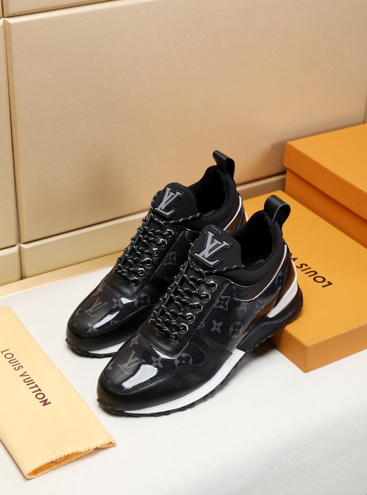 Louis Vuitton Monogram Panel Low-Top Sneakers