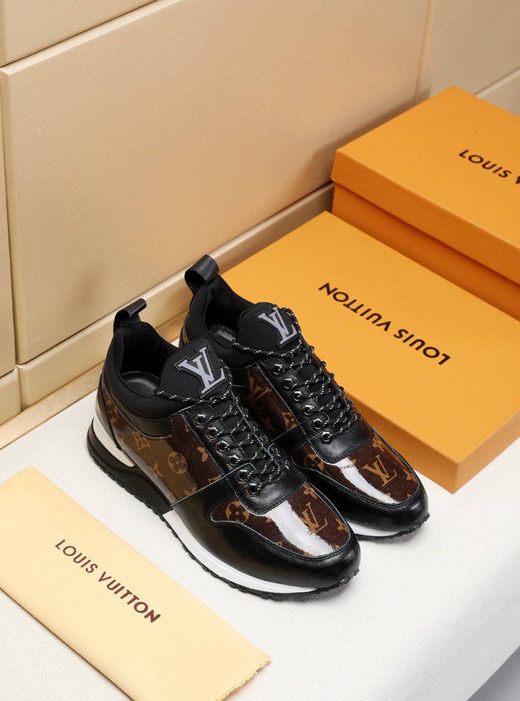 Louis Vuitton Monogram Panel Low-Top Sneakers
