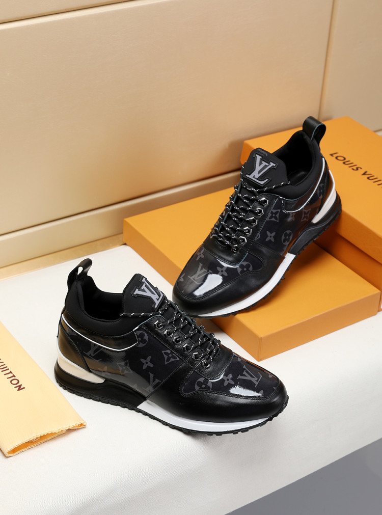 Louis Vuitton Monogram Panel Low-Top Sneakers