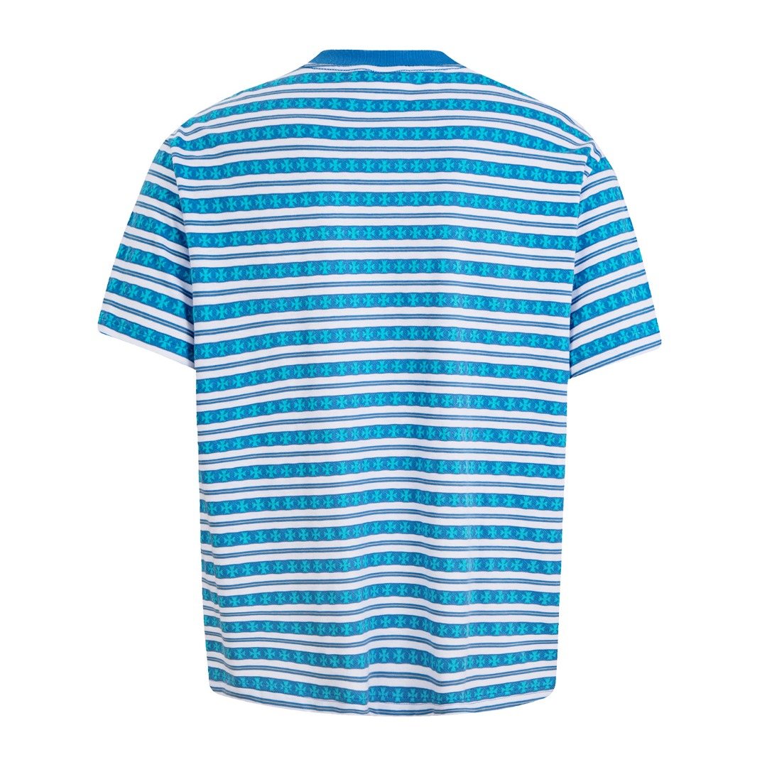 Chrome Hearts Striped Jacquard Knit T-Shirt