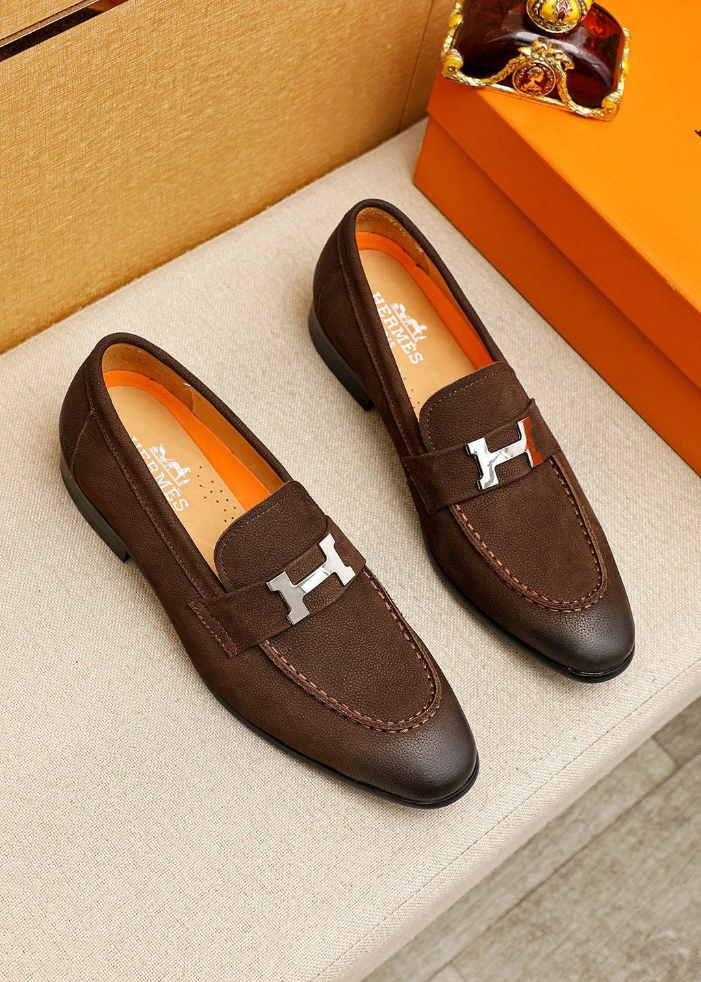 Hermès H-Hardware Loafers - Moccasin-Style Toe Stitching