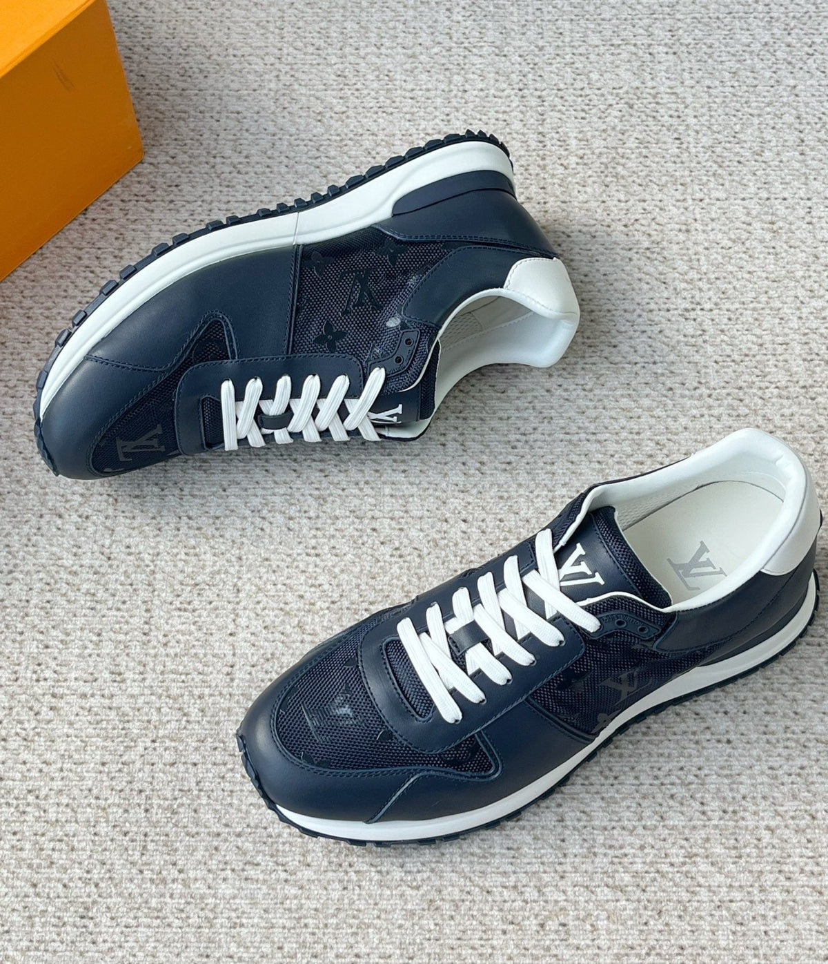 Louis Vuitton Monogram Panel Low-Top Sneakers