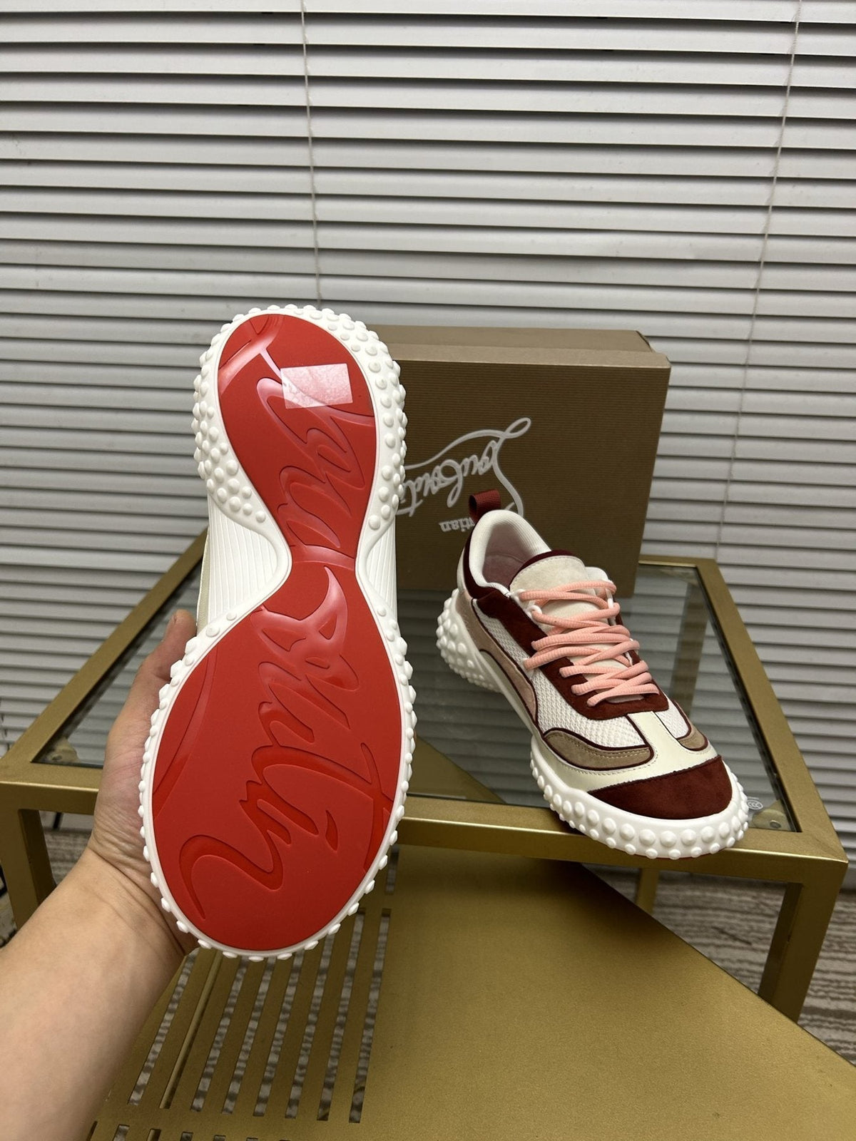Christian Louboutin Contrast Trim Sneakers
