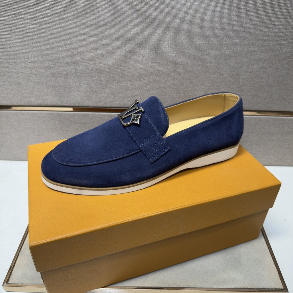 Louis Vuitton Metal-Accent Slip-On Loafers