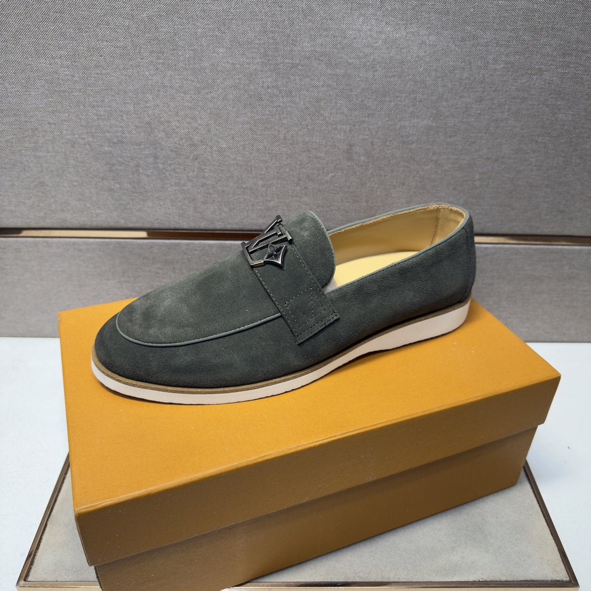 Louis Vuitton Metal-Accent Slip-On Loafers