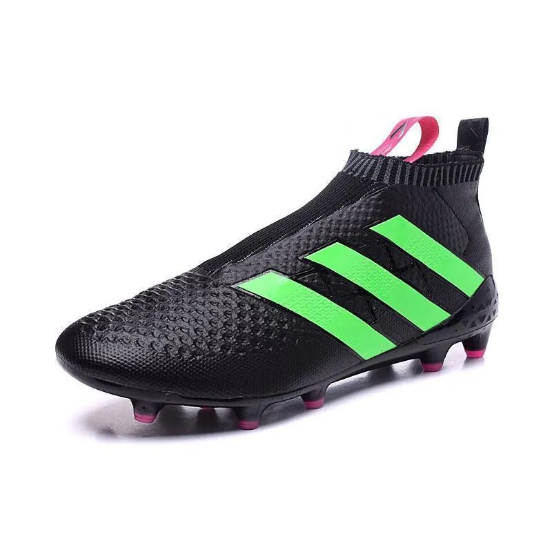 Adidas Ace 16  Purecontrol FG Core Black Pink Solar Green