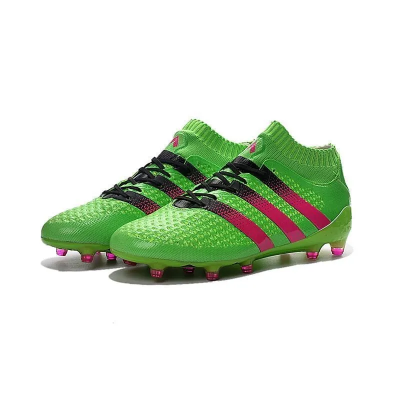 Adidas Ace 16.1 Primeknit FG Solar Green Pinkcore Black