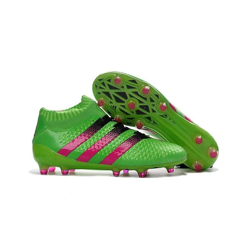 Adidas Ace 16.1 Primeknit FG Solar Green Pinkcore Black