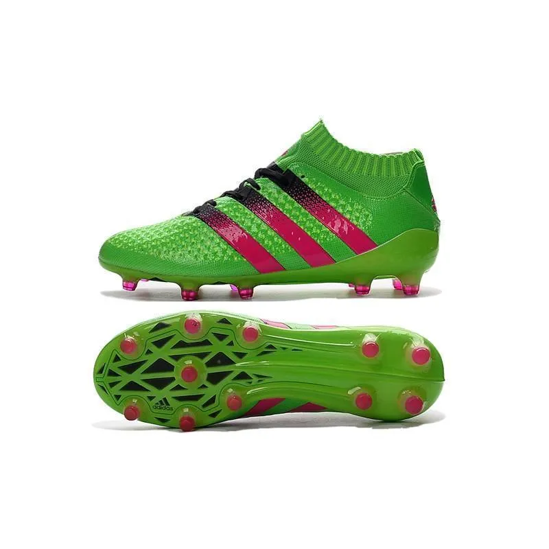 Adidas Ace 16.1 Primeknit FG Solar Green Pinkcore Black