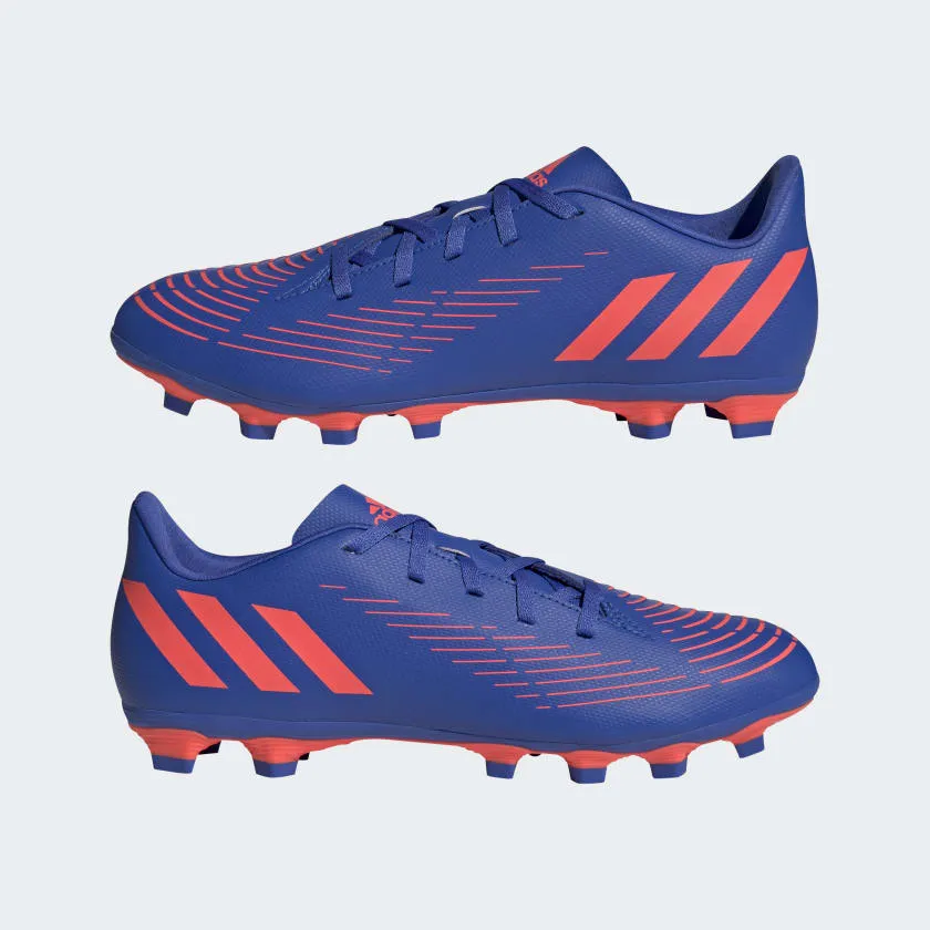 adidas Predator EDGE.4 FG Cleats GW2357  BLUE/RED