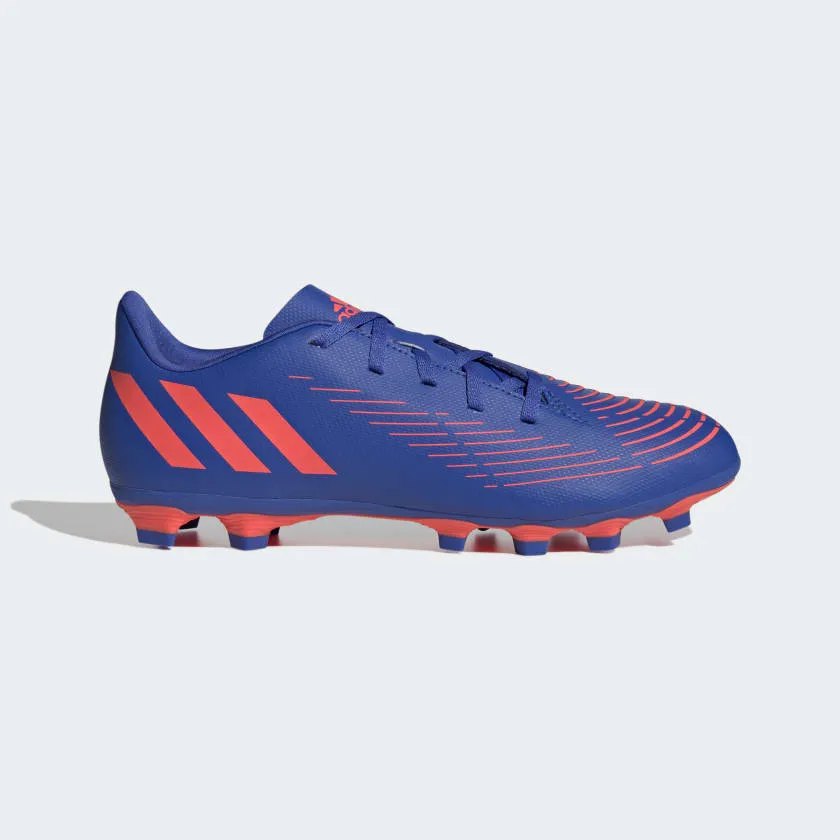 adidas Predator EDGE.4 FG Cleats GW2357  BLUE/RED