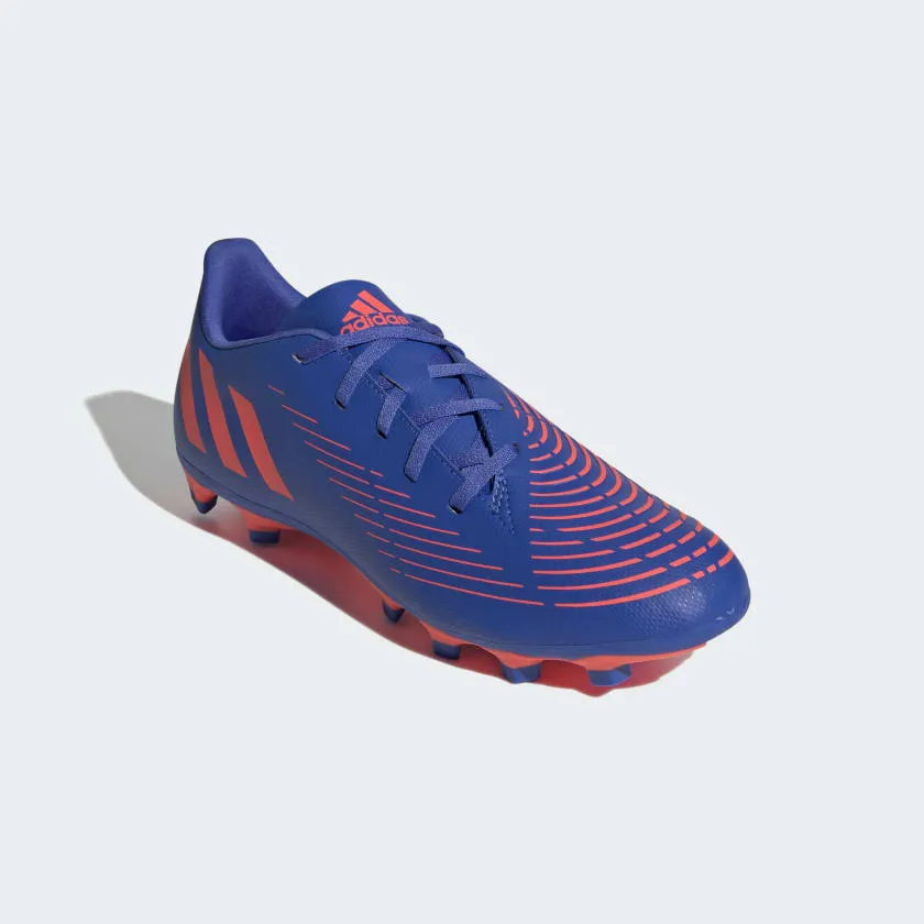 adidas Predator EDGE.4 FG Cleats GW2357  BLUE/RED