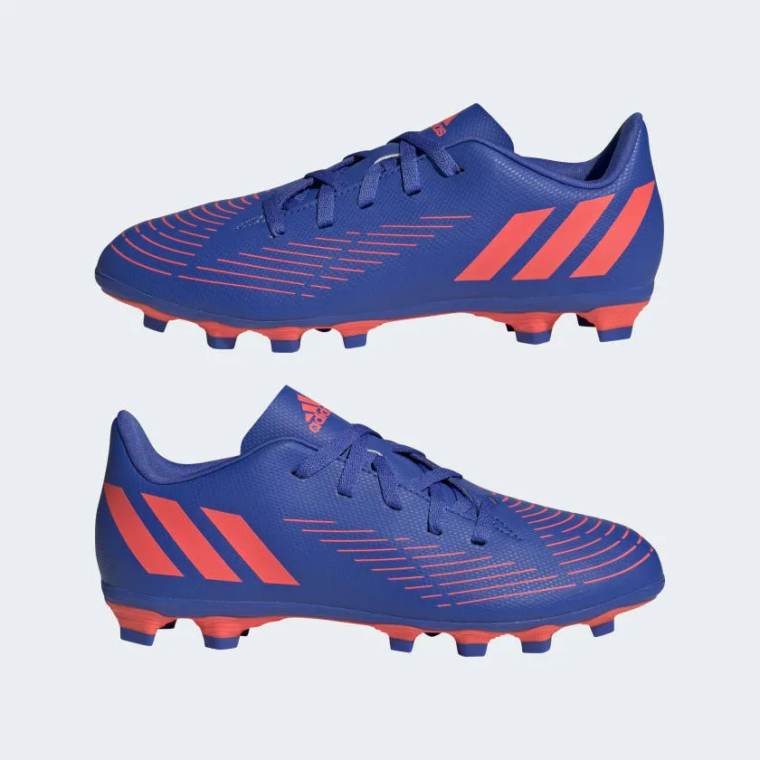 adidas Predator EDGE.4 FXG Junior Cleats GW2369  BLUE/RED