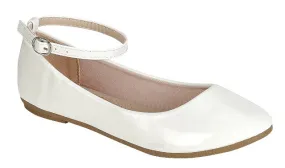 Ankle-Strap Ballet Flats (Junior Girls)