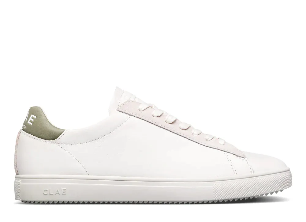 CLAE BRADLEY WHITE LEATHER TEA