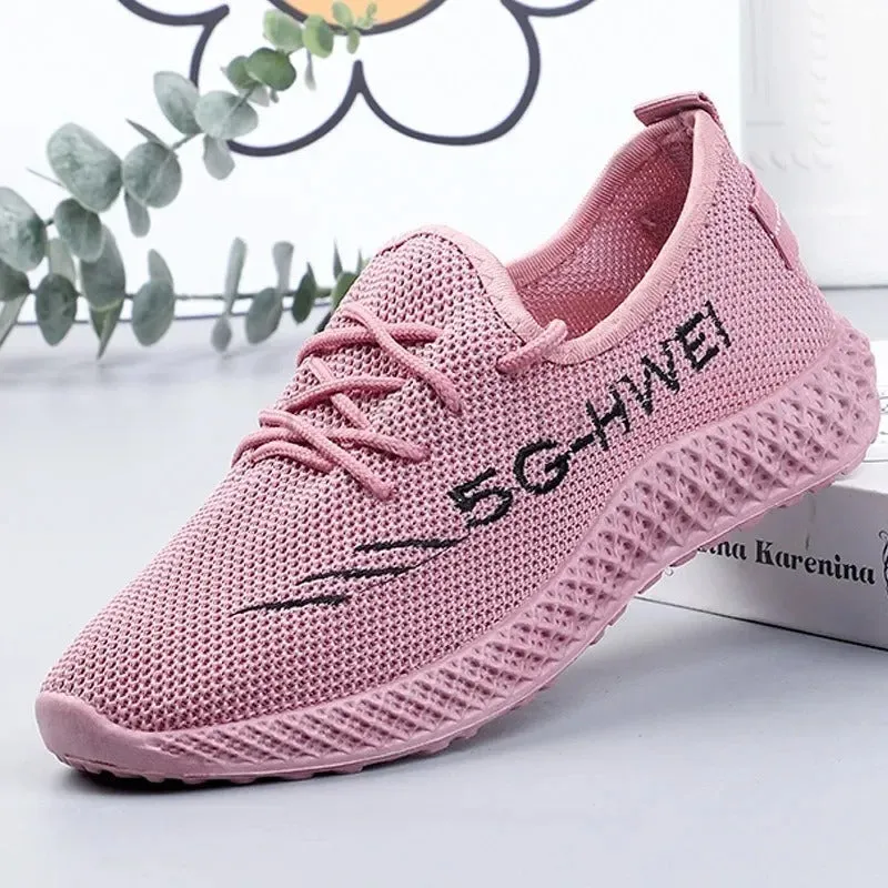 Comfortable Breathable Mesh Walking Shoes for Women