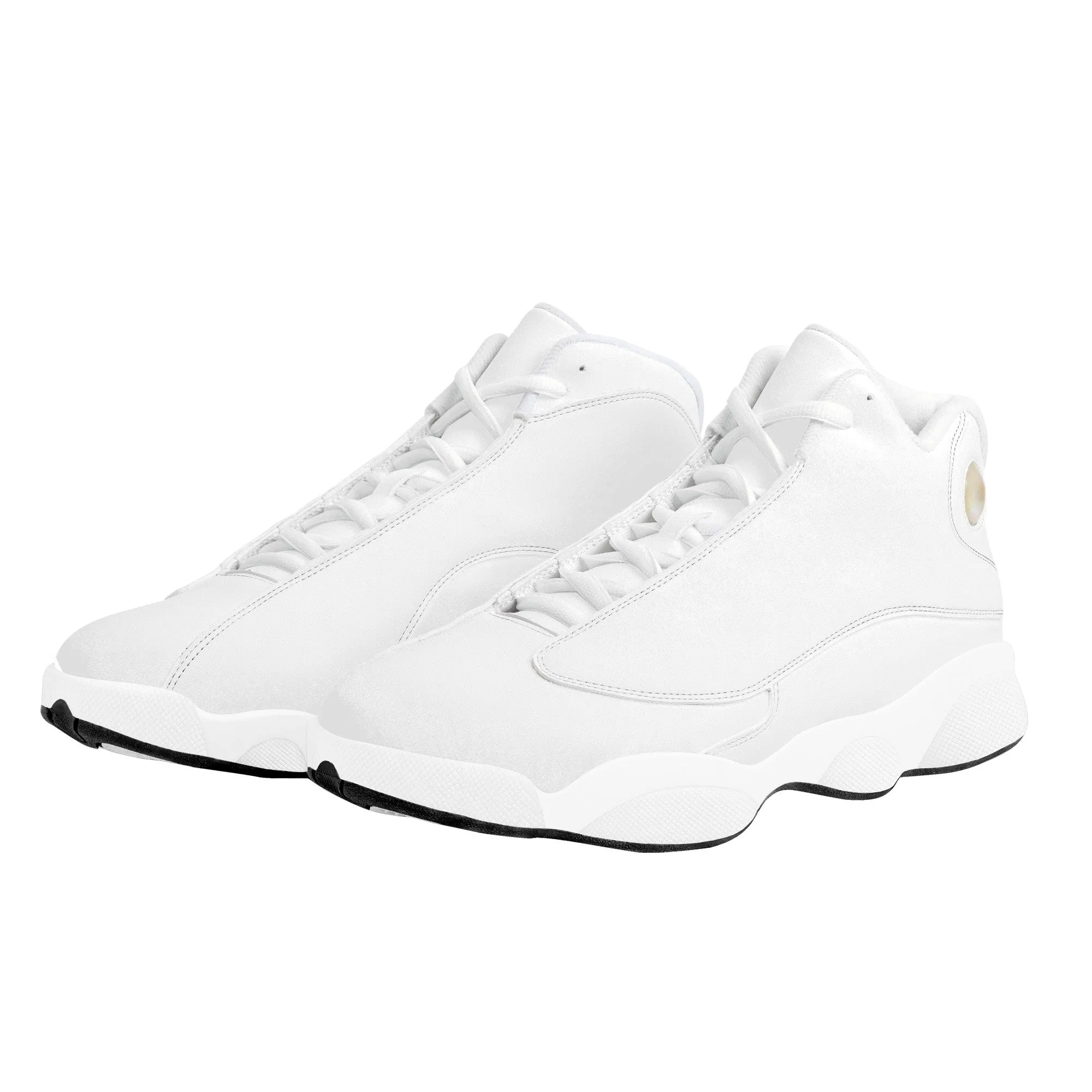 Create Your Own - Basketball Style Shoes - White