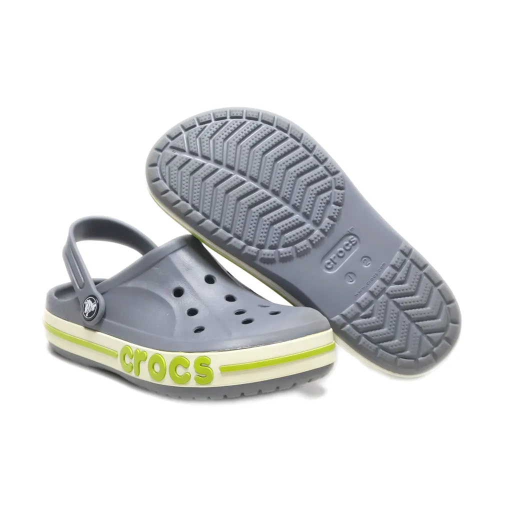 Crocs Bayaband Clogs Rubber Grey Colour For Kids