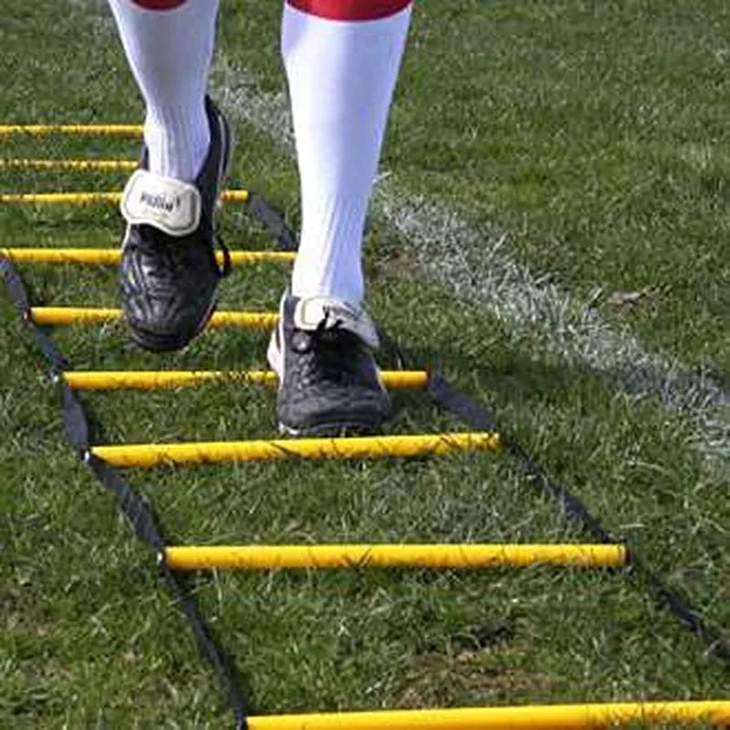 Fitfix 6 Meters Agility Ladder (Round and Heavy) - Super Speed Ladder for Field Sports Training