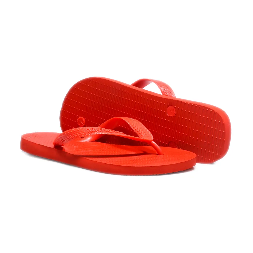 Havaianas Slippers Rubber Red Colour For Men