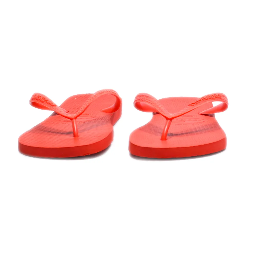 Havaianas Slippers Rubber Red Colour For Men