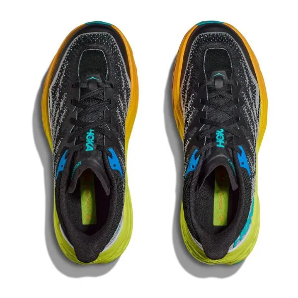 Mens Hoka Speedgoat 5 - Black / Evening Primrose