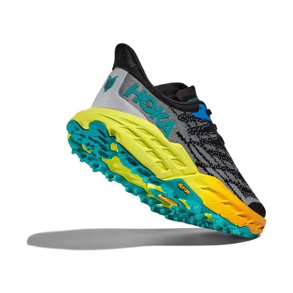 Mens Hoka Speedgoat 5 - Black / Evening Primrose