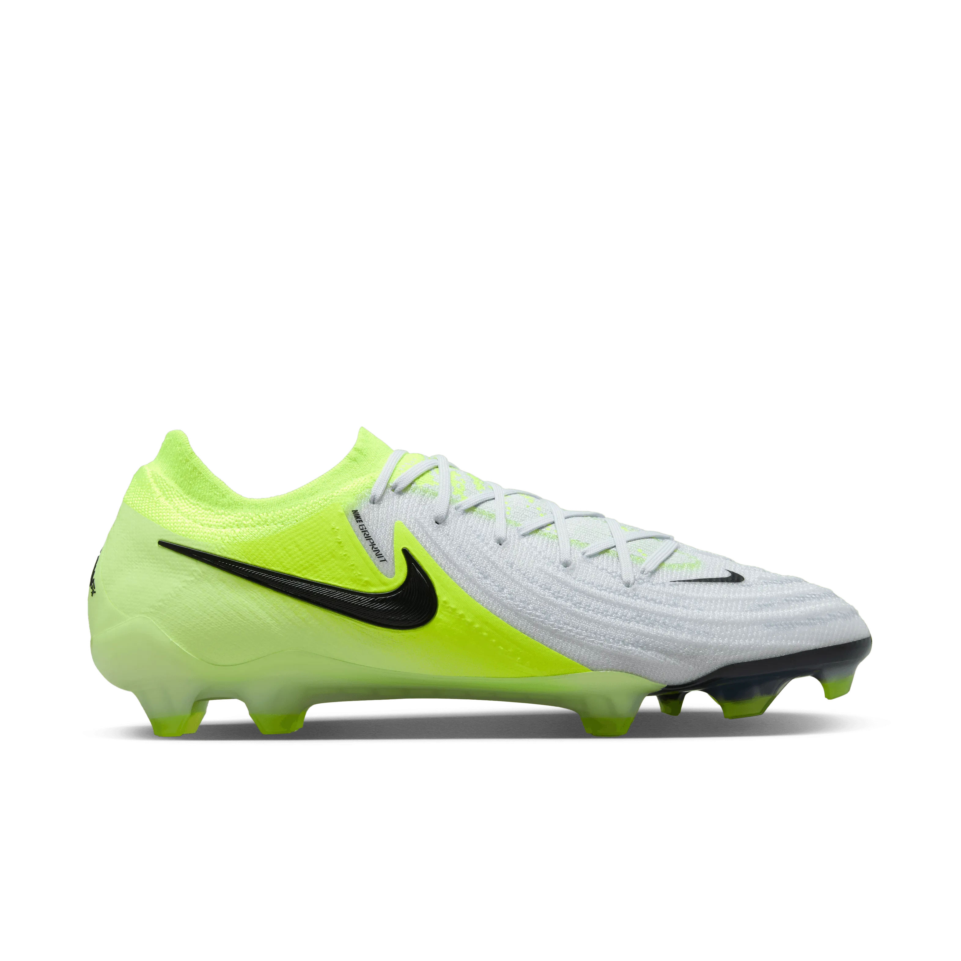 Nike Phantom GX 2 Elite FG-Metallic Silver/Black/Volt