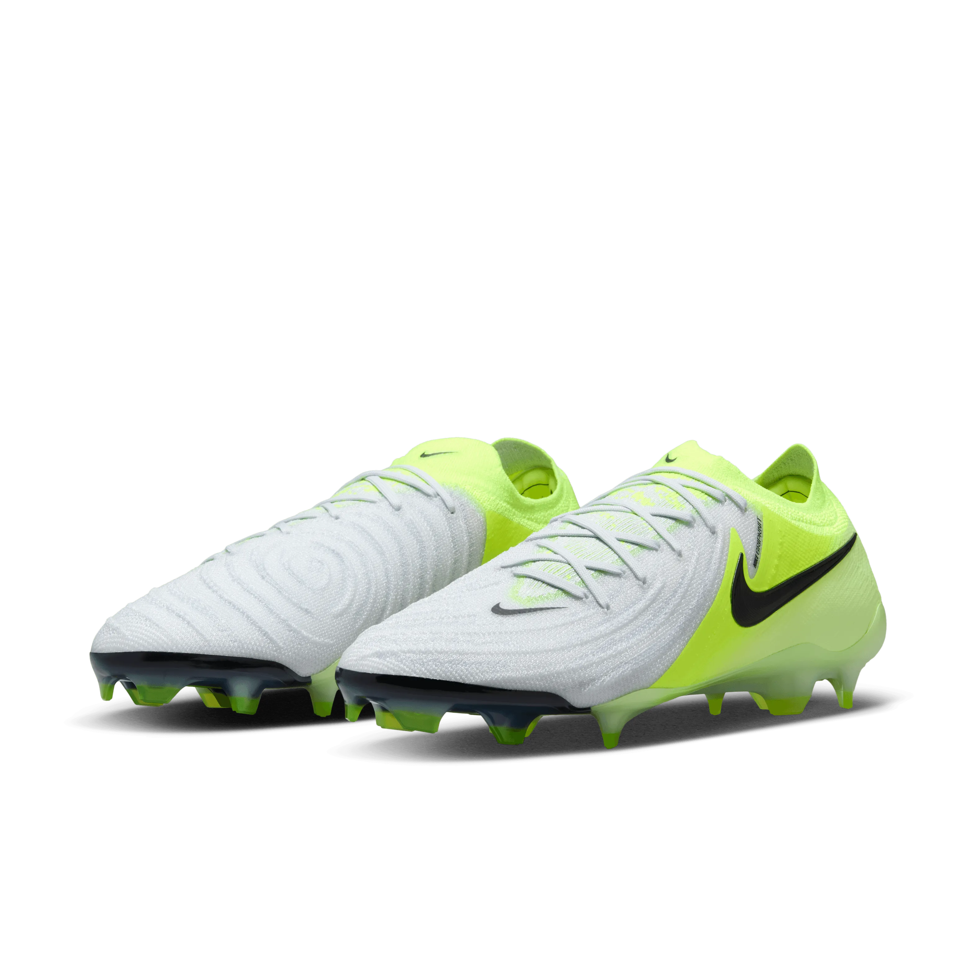 Nike Phantom GX 2 Elite FG-Metallic Silver/Black/Volt