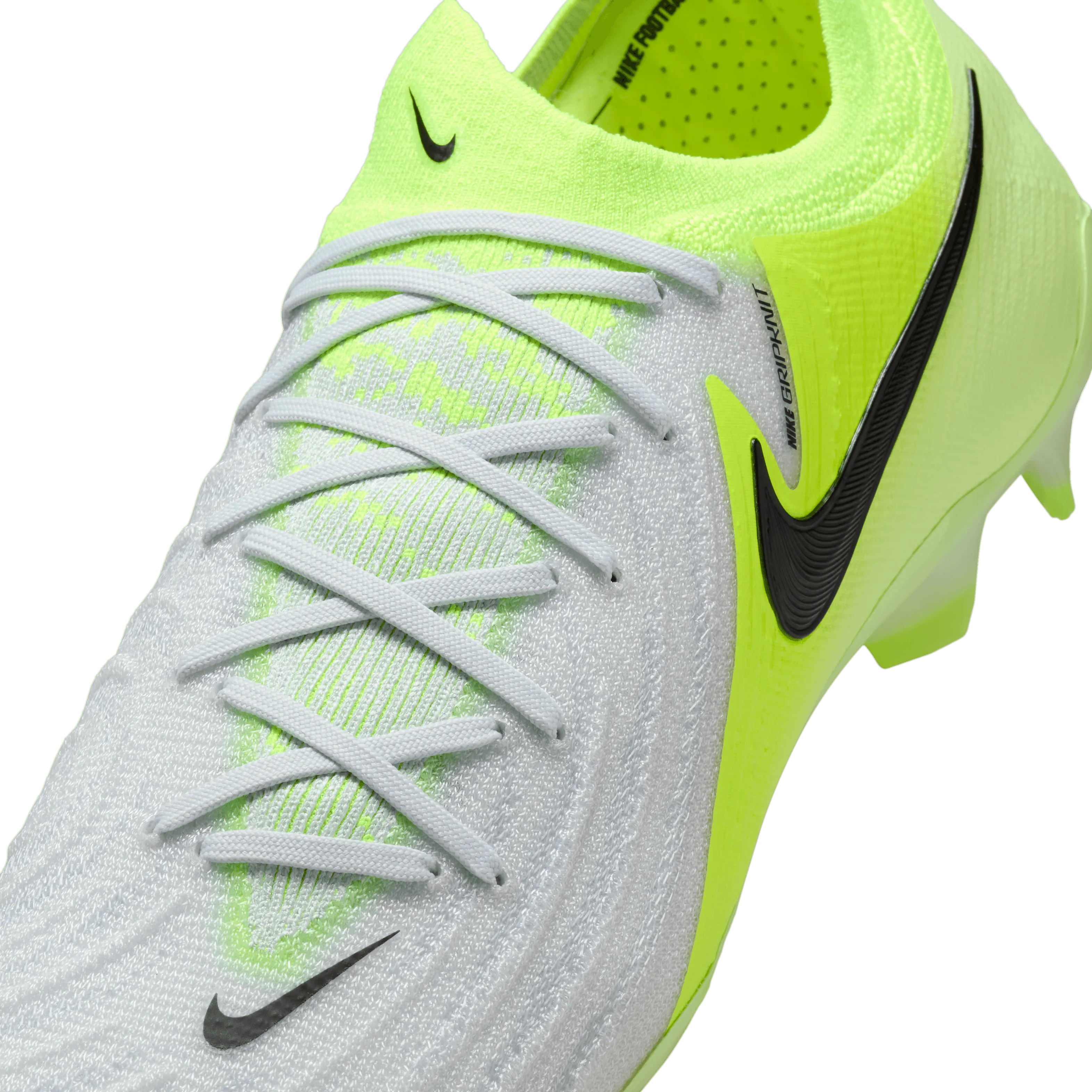 Nike Phantom GX 2 Elite FG-Metallic Silver/Black/Volt