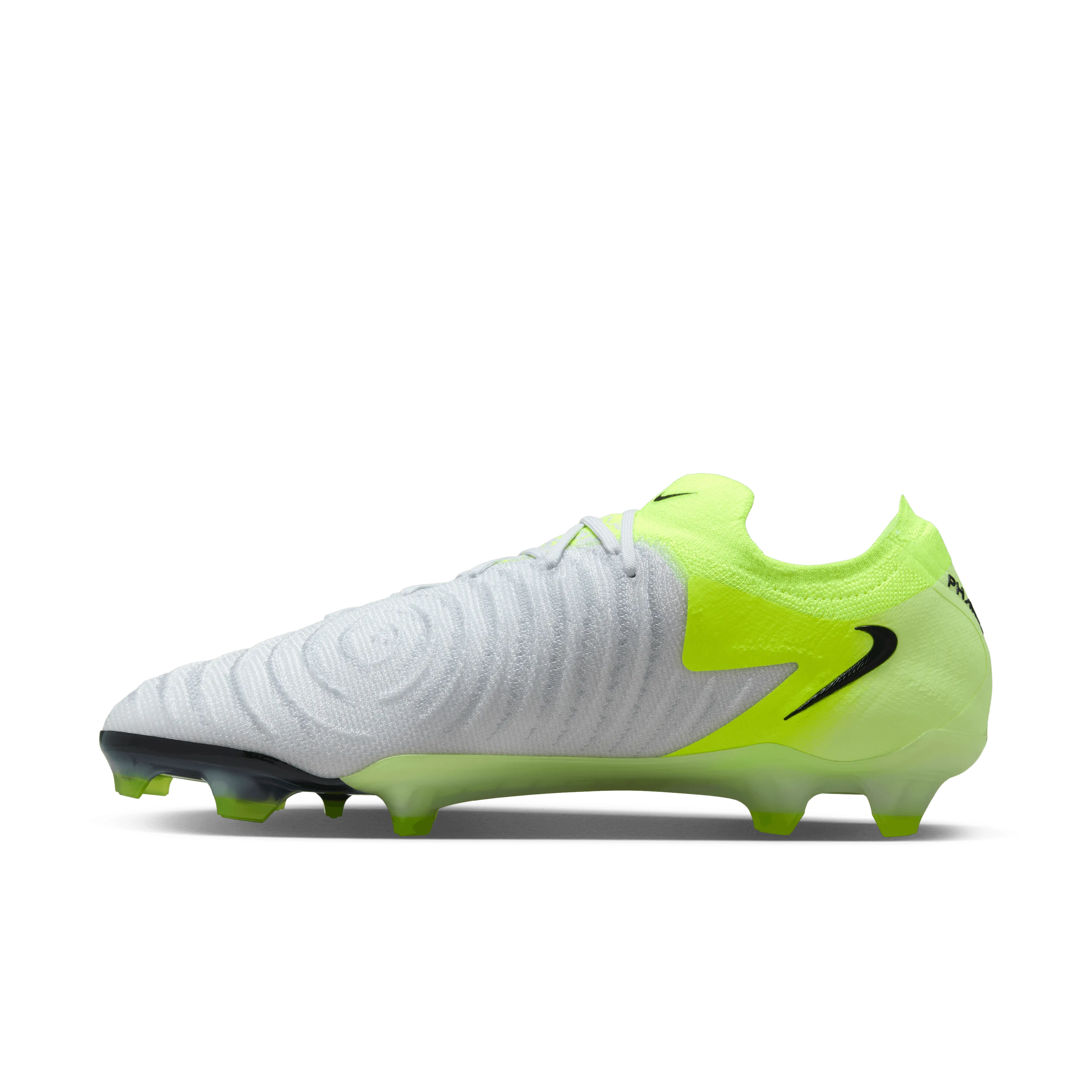 Nike Phantom GX 2 Elite FG-Metallic Silver/Black/Volt