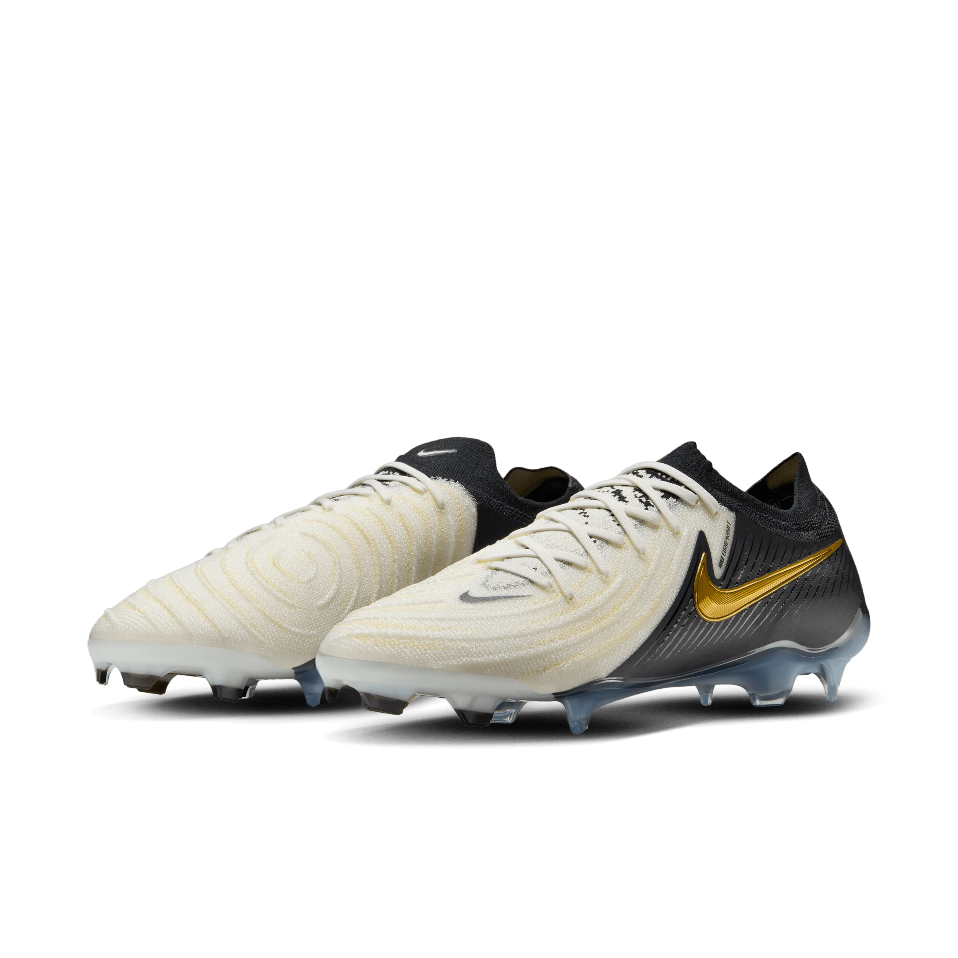 Nike Phantom GX 2 Elite FG-White/Black/Mtlc Gold Coin