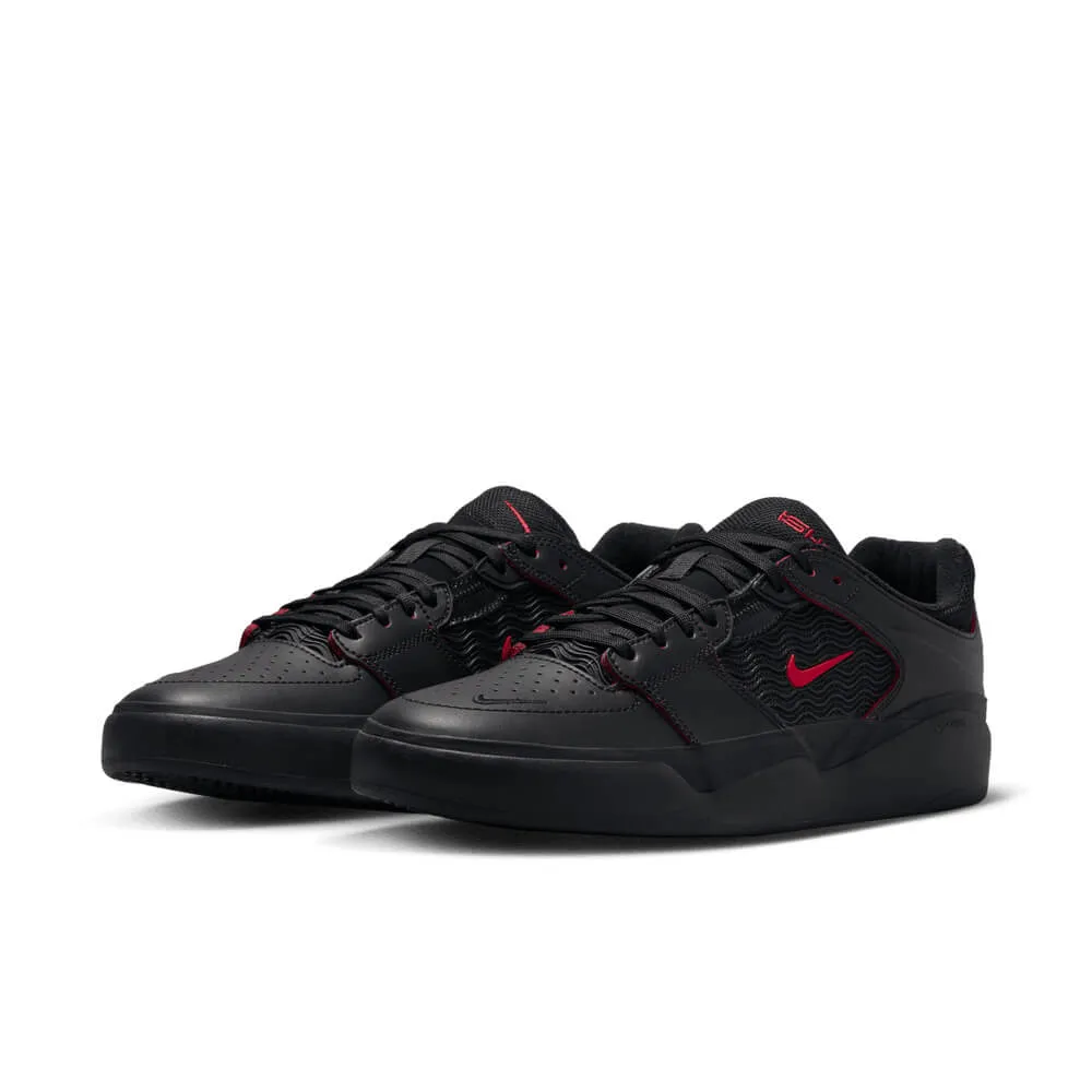 Nike SB Ishod Premium - Black Black Black University Red