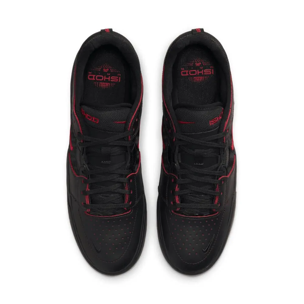 Nike SB Ishod Premium - Black Black Black University Red