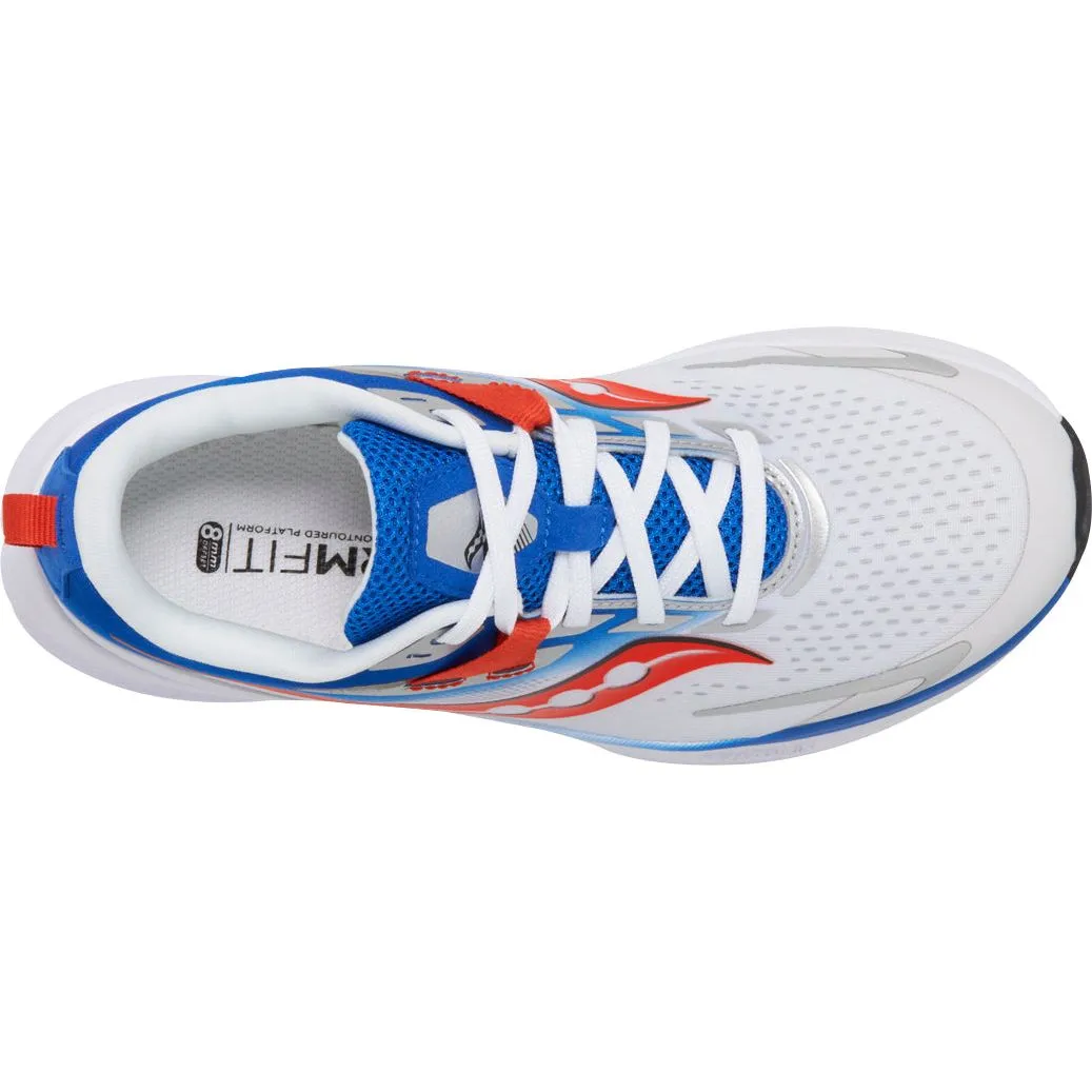 Saucony Ride 15 Junior Running Shoes - White