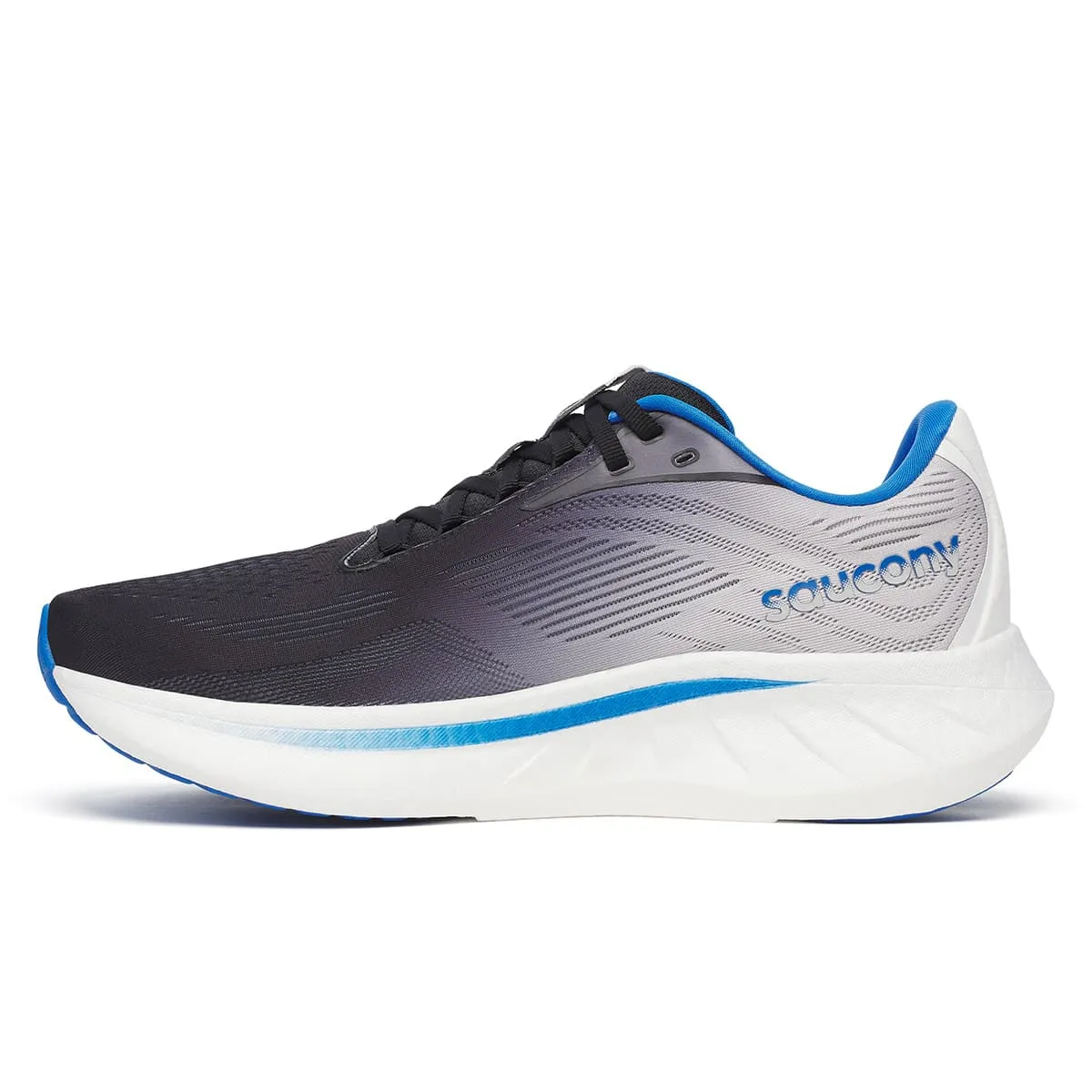 Saucony Ride 18 Mens | Black/skydiver